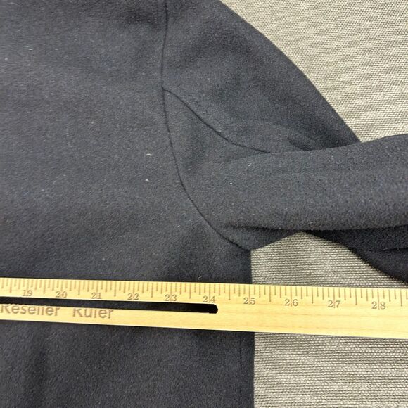 Levis Jacket Mens XL Navy Blue Fleece Sherpa Lined Full Zip Pockets Wool Blend - Picture 9 of 12